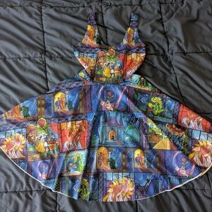 Blackmilk Beauty And The Beast Disney Skater Dress